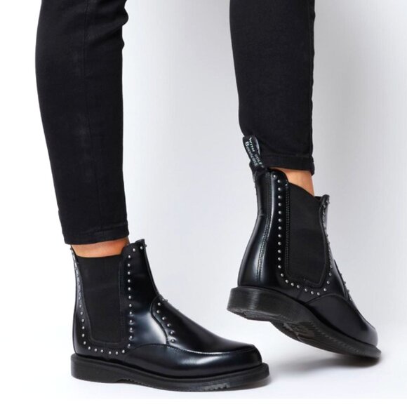 Dr. Martens Air Wair Amielya Studded Ankle  Boots - Picture 1 of 13